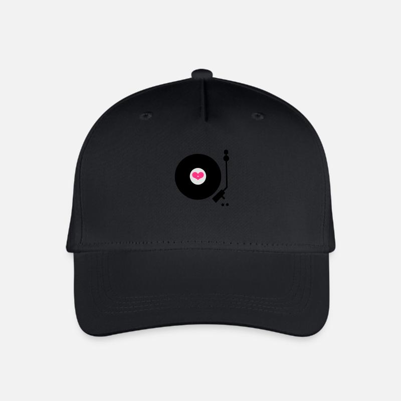 schallplatte - Casquette de baseball bio Enfant - noir