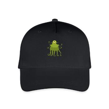 Ausserirdischer - Kinder Bio Basecap - Schwarz - Vorne