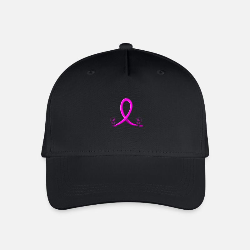 Octobre_rose_pixel - Casquette de baseball bio Enfant - noir
