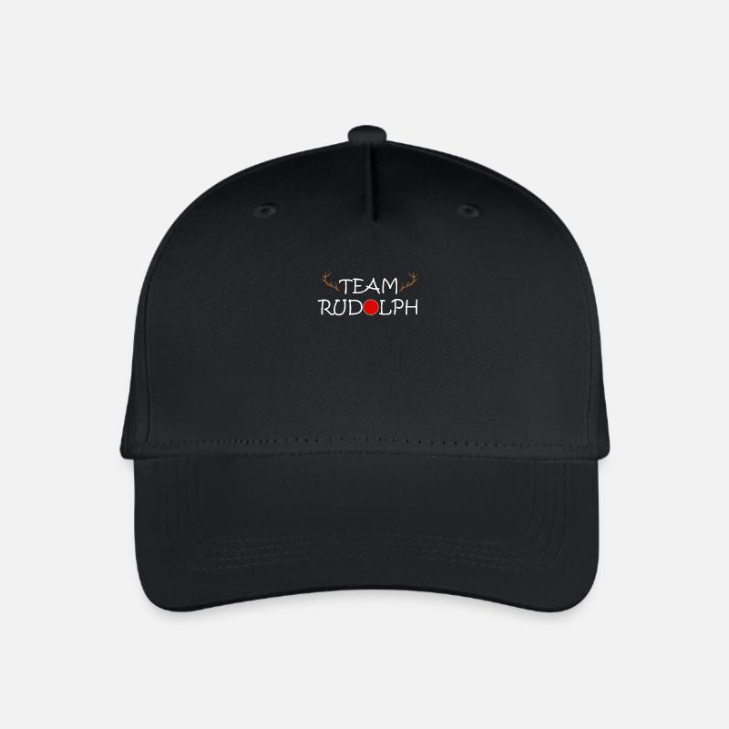 Team Rudolph - Kinder Bio Basecap - Schwarz
