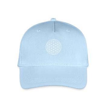 Fleur de vie - Casquette de baseball bio Enfant - bleu clair - Devant