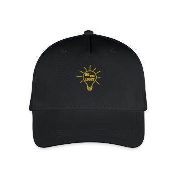Be the light - Kinder Bio Basecap - Schwarz - Vorne