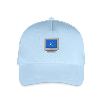 CRT design - Your pc has a problem... - Organic Kids’ Baseball Cap - light blue - Front
