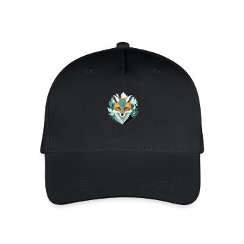 Fuchs Tier Tier Natur Im Freien Aquarell - Kinder Bio Basecap - Schwarz - Vorne