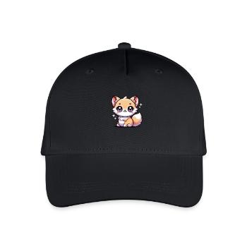 Super Cute Kawaii Baby Fox - Kinder Bio Basecap - Schwarz - Vorne