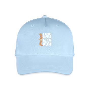 Danse en ligne - Casquette de baseball bio Enfant - bleu clair - Devant