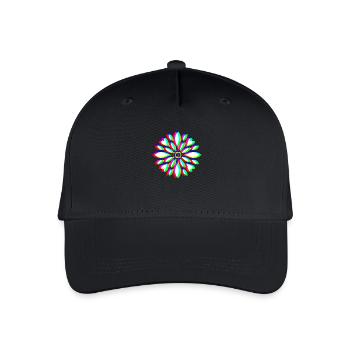 EDM Florales Mandala - Kinder Bio Basecap - Schwarz - Vorne