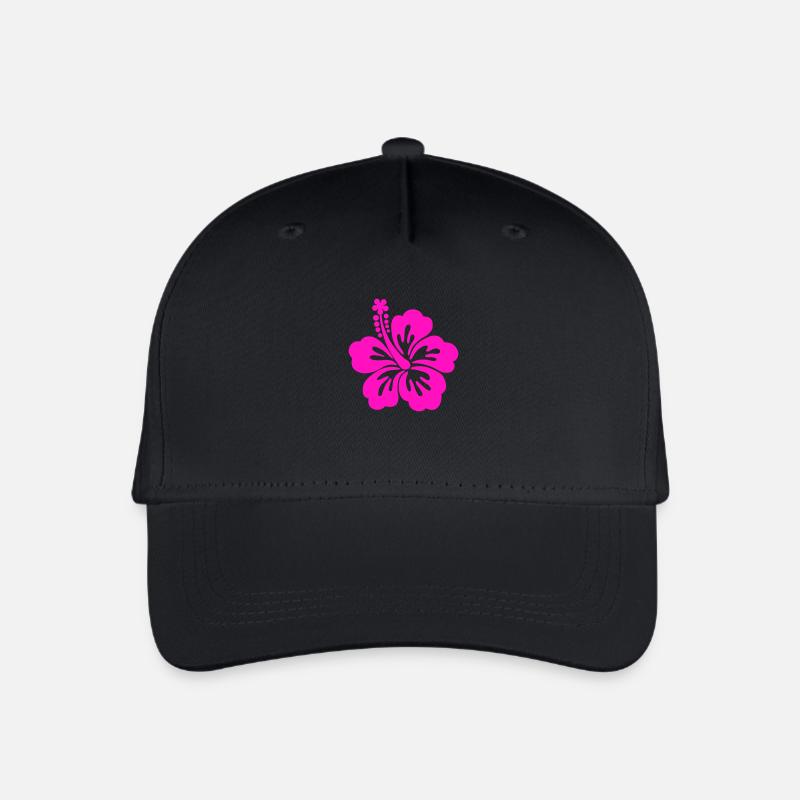 hibiscus - Casquette de baseball bio Enfant - noir