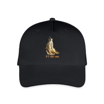 It´s cool man - Kinder Bio Basecap - Schwarz - Vorne