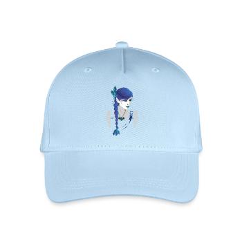 Dark elve - Organic Kids’ Baseball Cap - light blue - Front