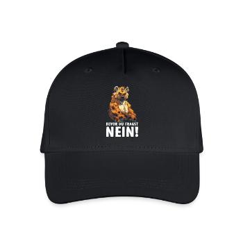 Hyène Wild Africa Wilderness avant de demander non - Casquette de baseball bio Enfant - noir - Devant