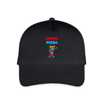 Great pizza - Organic Kids’ Baseball Cap - black - Front