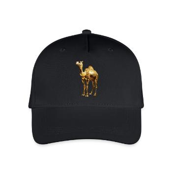 Camel - Organic Kids’ Baseball Cap - black - Front