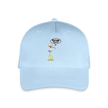 Guten Tach Möwe Lustiger Spruch Witzig Spruch - Kinder Bio Basecap - Hellblau - Vorne
