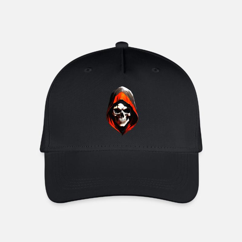 Hooded Skull - Kinder Bio Basecap - Schwarz