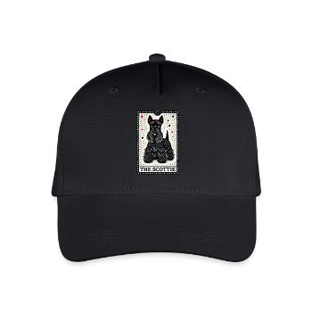 Le Scottie - Casquette de baseball bio Enfant - noir - Devant