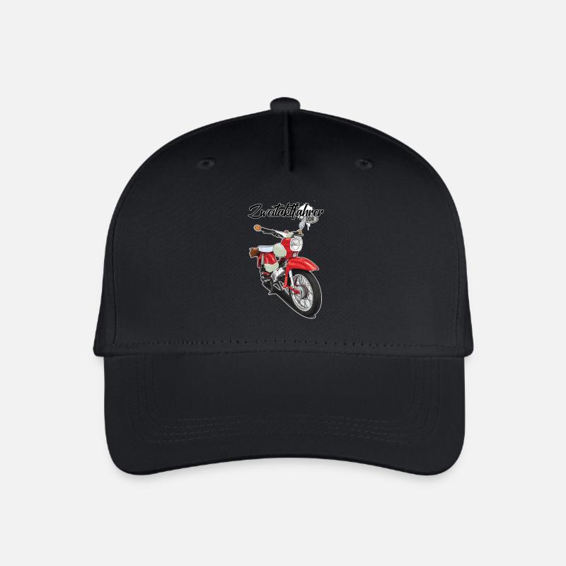 Star (rot) // Illustration - Kinder Bio Basecap - Schwarz