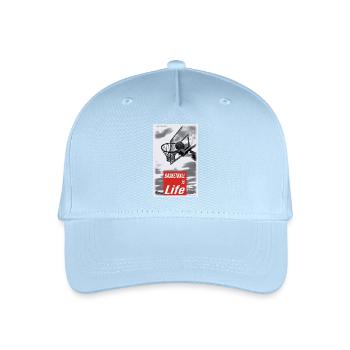 Le ballon, c’est la vie - Casquette de baseball bio Enfant - bleu clair - Devant