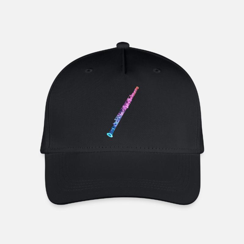 Flûte traversière - Casquette de baseball bio Enfant - noir