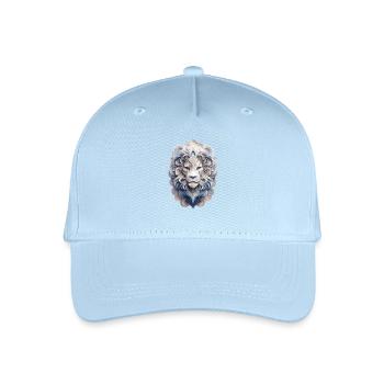 Sternzeichen Löwe - Kinder Bio Basecap - Hellblau - Vorne