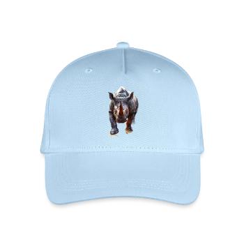 Nashorn - Kinder Bio Basecap - Hellblau - Vorne