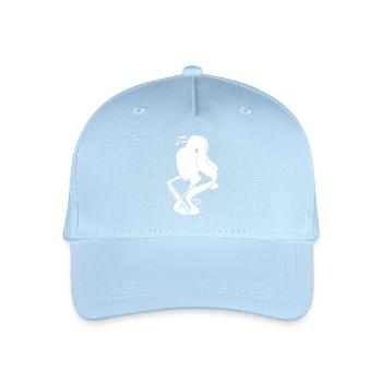 Croquis de saxophoniste - Casquette de baseball bio Enfant - bleu clair - Devant