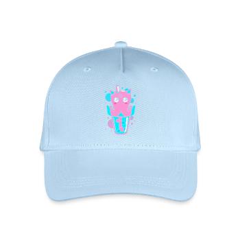 Pastel Gothic - Organic Kids’ Baseball Cap - light blue - Front