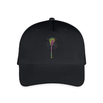 Lacrosse sticks - Organic Kids’ Baseball Cap - black - Front