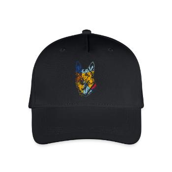 Dog German Shepherd - Organic Kids’ Baseball Cap - black - Front