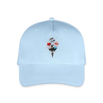 Planet Cream Scoop - Space Galaxy Science - Organic Kids’ Baseball Cap - light blue - Front
