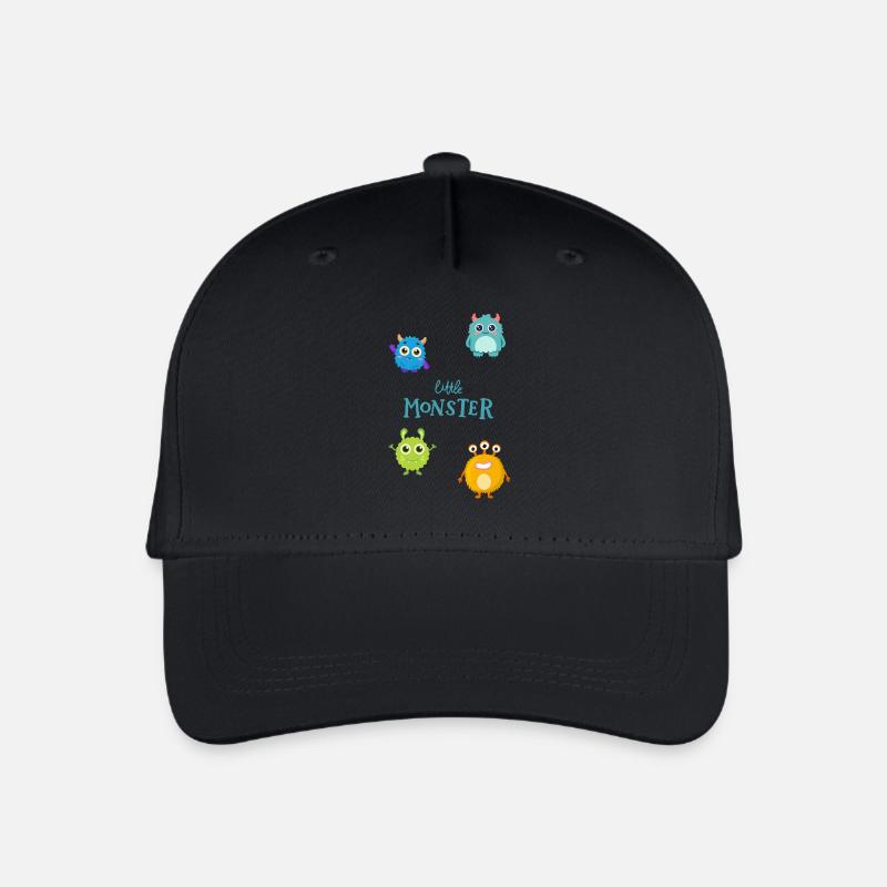 Petits monstres - Casquette de baseball bio Enfant - noir