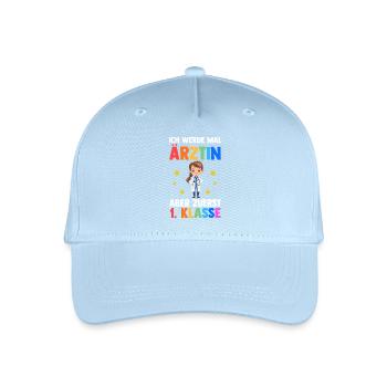 Doctor First Grade School Enrollment Schoolchild - Organic Kids’ Baseball Cap - light blue - Front