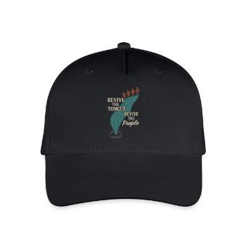 Indigenous Language Revitalization Native Speakers - Organic Kids’ Baseball Cap - black - Front