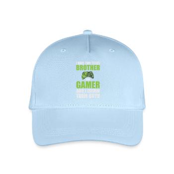 Brother Gamer Confidence Tee - Organic Kids’ Baseball Cap - light blue - Front