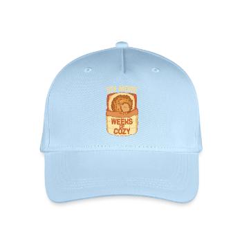Igel Tag Hedgehog Day Six More Weeks Of Cozy - Organic Kids’ Baseball Cap - light blue - Front