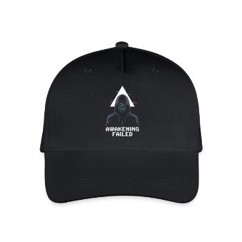 Awakening Failed – Glitch in Hood - Organic Kids’ Baseball Cap - black - Front