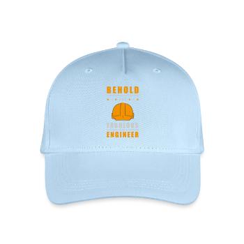 Fabelhafter Ingenieur Helm - Kinder Bio Basecap - Hellblau - Vorne