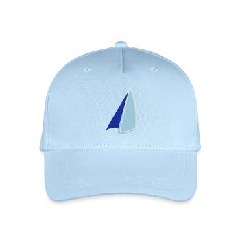 Segel Zweifarbig - Kinder Bio Basecap - Hellblau - Vorne