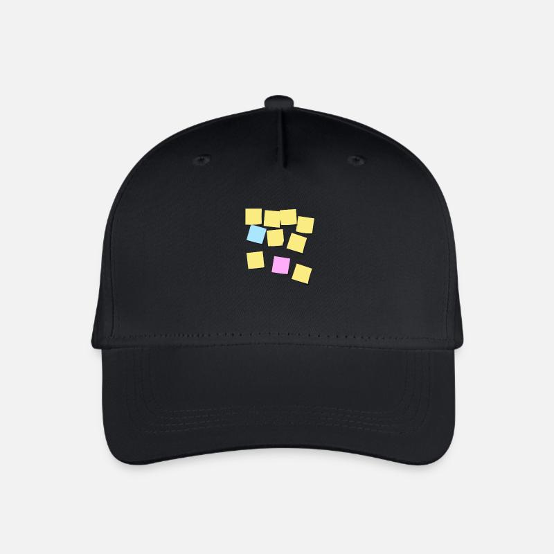 Post-it notes - Casquette de baseball bio Enfant - noir