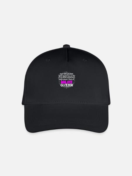ANDALUSIER - Glitzer - Kinder Bio Basecap - Schwarz