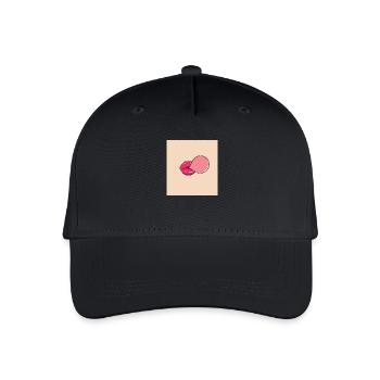 masque de drôle de visage bulle bulle de gomme - Casquette de baseball bio Enfant - noir - Devant