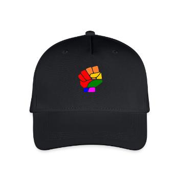 Lgbt - Kinder Bio Basecap - Schwarz - Vorne