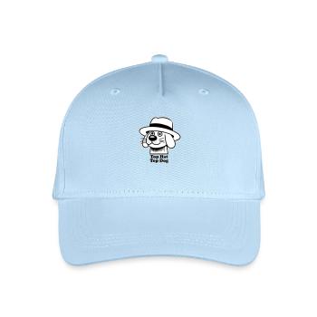 Dapper Doggo - Chapeau haut de forme, design Top Dog - Casquette de baseball bio Enfant - bleu clair - Devant