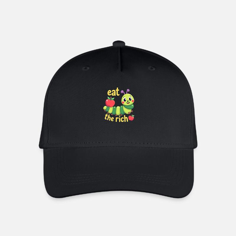 Eat The Rich - Hungry Caterpillar - Kinder Bio Basecap - Schwarz