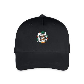 Vegetarian Vegan Veggie Vegetarian - Organic Kids’ Baseball Cap - black - Front