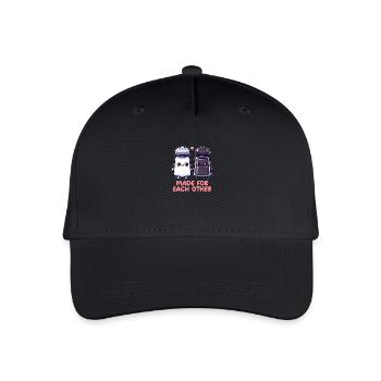 Salz und Pfeffer - Kinder Bio Basecap - Schwarz - Vorne