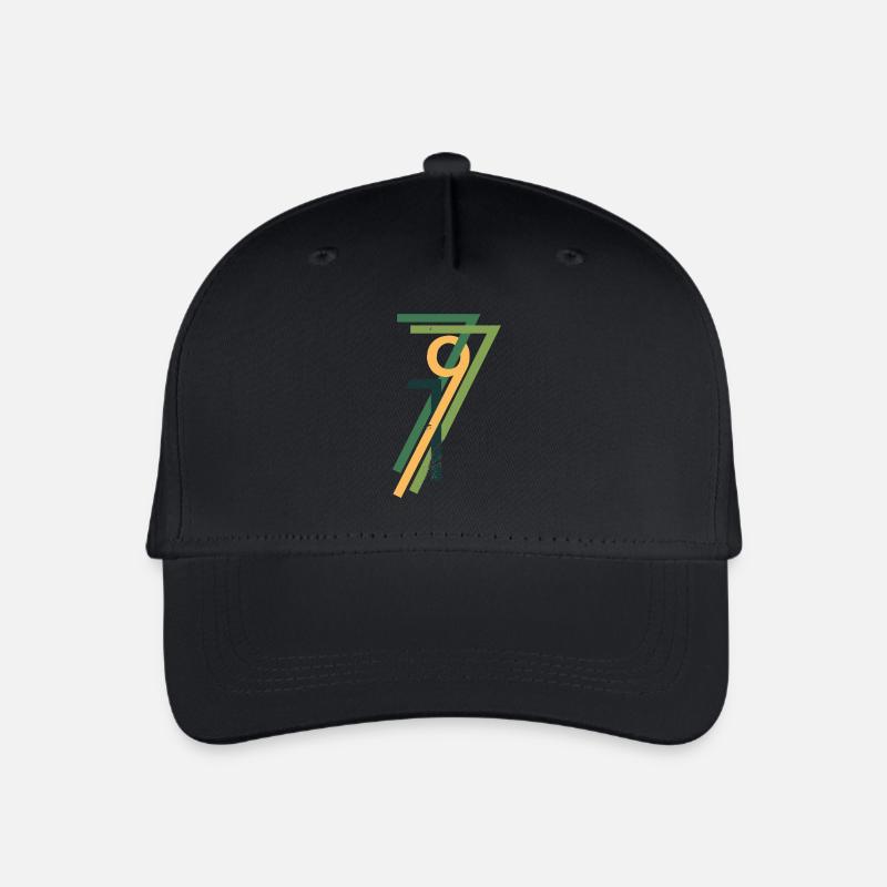 1977 Grün Vintage - Kinder Bio Basecap - Schwarz
