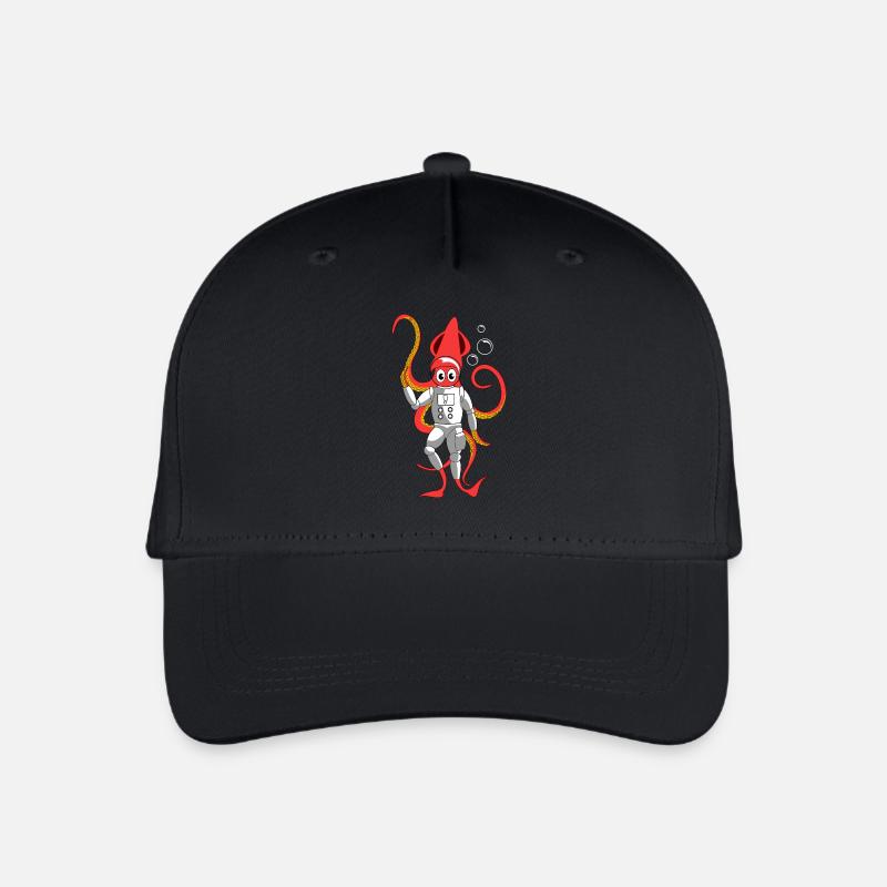 Squid Disguise - Kinder Bio Basecap - Schwarz