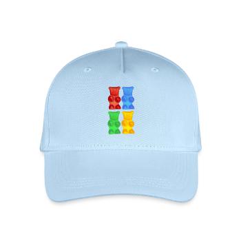 Gummibärchen - Kinder Bio Basecap - Hellblau - Vorne
