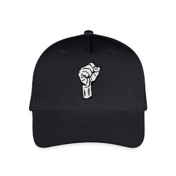 fist / fight / boxing / boxen 2c - Kinder Bio Basecap - Schwarz - Vorne